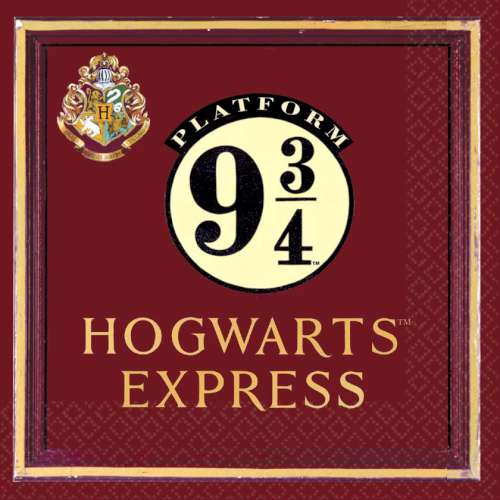 Harry Potter Hogwarts Express Lunch Napkins - Click Image to Close